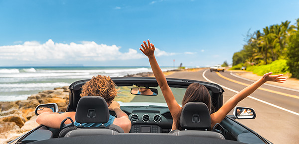 Gute Zeitplanung, entspannt aus der Stadt.